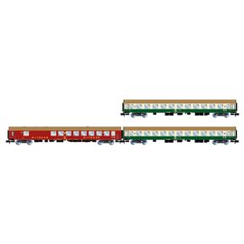 D242 Paris - Berlin - Warszawa 3 pcs. Coffret 1x WRm130 DR rouge 2x Bm DR vert/beige Ep. IV