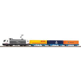 ARW05.96900-S-Set E-Lok TraXX Renfe + 3 Containertragwg. Renfe A-Gleis &amp;amp; B