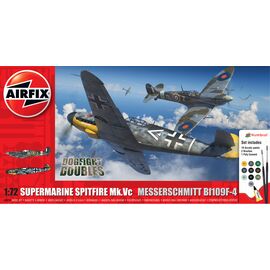 Supermarine Spitfire Mk.Vc vs Bf109F-4 Dogfight Double