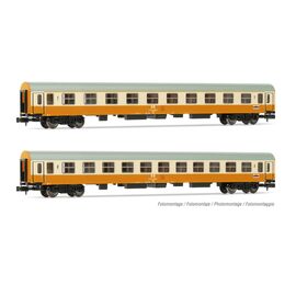 ARW02.HN4435-DR 2-teil. St&#228;dteexpress Personenwagen 1. und 2.Klasse&nbsp; orange/beige&nbsp; Ep. IV
