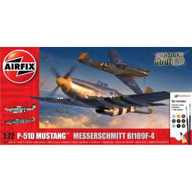 ARW21.A50193-P-51D Mustang vs Bf109F-4 Dogfight Double