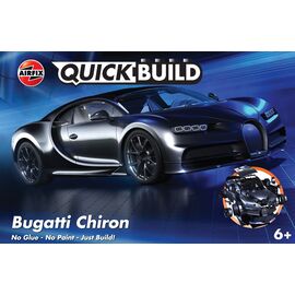 ARW21.J6025-QUICKBUILD Bugatti Chiron - Black