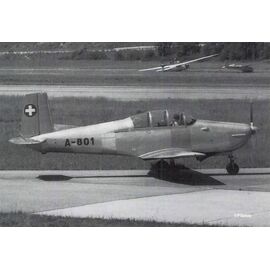 ARW85.001300-Pilatus P-3 A-801 inkl. Chromst&#228;nder Version P-3.02&nbsp; Museum D&#252;bendorf