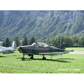 ARW85.001302-Pilatus P-3 A-873 inkl. Chromst&#228;nder Version P-3.05 Camouflage HB-RCL