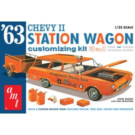 1963 Chevy II Station Wagon w/Trailer
