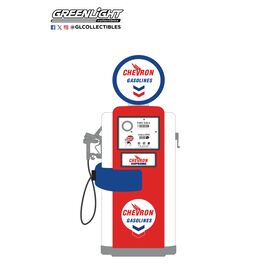 1948 Vintage Gas Pumps Series 16-Wayne 100A Chevron Solid Pack