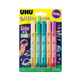 UHU Bastelkleber Glitter Glue Glow