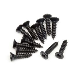 HPI101273-TP. Flat Head Screw M2.6x12mm (12pcs)