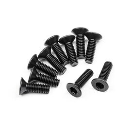 SPORT 3 - FLAT HEAD SCREW M2.5X8MM (HEX SOCKET/10PCS)