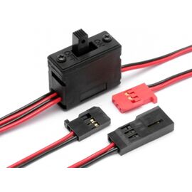 INTERRUPTEUR RECEPTEUR AVEC CONNECTEUR DE CHARGE POUR ACCUS
