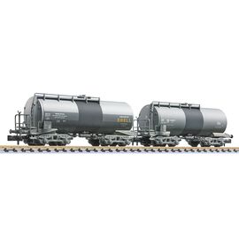 SBB-CFF 2-tlg. Set  4-achs. Kesselwagen  B.T.A.  Ep.III