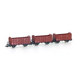 CFF 3 wagons de marchandises découverts Fbkk Ep.IV