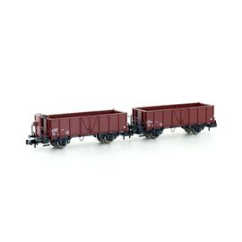 CFF 2 wagons de marchandises découverts L6 version acier Ep.IV