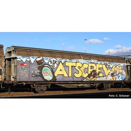 CFF Wagon à parois coulissantes Hbbillns Graffiti Atscrew Ep. V