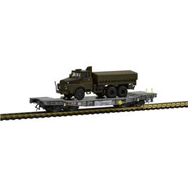 SBB PzTrsp-Wagen mit Henschel LKW HS 3-14 Rotzler SWISS EDITION - EXKLUSIV SCHWEIZ