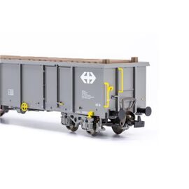 SBB 2 Hochbordwagen Eaos grau, bel.m.Holz, Ep.V-VI SWISS EDITION - EXKLUSIV SCHWEIZ