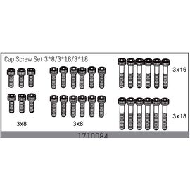 Cap Screw Set 3*8/3*16/3*18