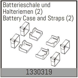 Batterieschale und Halteriemen (2)