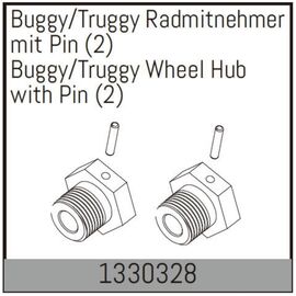 Buggy/Truggy Radmitnehmer mit Pin (2)