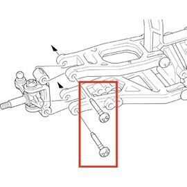 22mm Low-Friction Shaft (4pcs.) TT-02