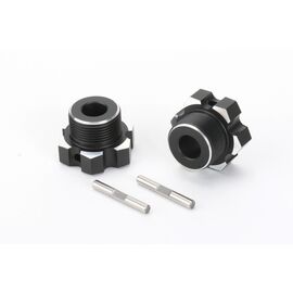 Alu lightweight Wheel Hex Drive w/pins 23mm 2pcs.