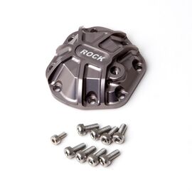 Gmade 3D Machined Differential Cover (Titanium Gray) for R1 Axle