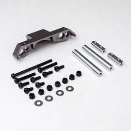Gmade GS01 Front Axle Truss Upper Link Mount (Titanium Gray)