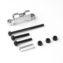 Gmade Rear Upper Link Mount (Silver) for GS01 Axle