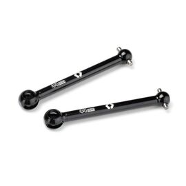 ALUMINUM UNIVERSAL DRIVESHAFT 44mm (BLACK/2pcs)