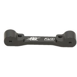 REAR SUSPENSION BLOCK (2 Degrees/Aluminum/Black)