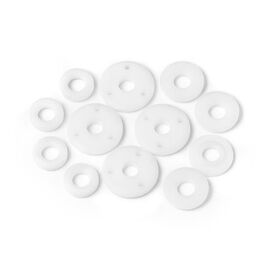 SHOCK PISTON 3 HOLES, ROD GUIDE AND SPACER (1.1MM/PTFE/4PCS)