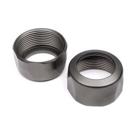 BAJA 5B 2.0 - SHOCK CAP 20x12mm (GUNMETAL (2/Stk)