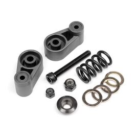 BAJA 5B 2.0 - SERVO SAVER SET (GUNMETAL)