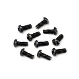BUTTON HEAD SCREW M2.5X6MM (HEX SOCKET/10PCS)