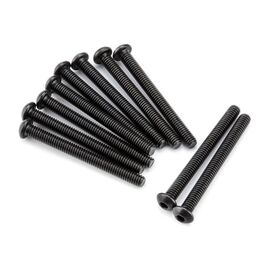 BUTTON HEAD SCREW M2.5X25MM (HEX SOCKET/10PCS)