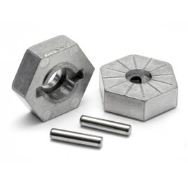 SAVAGE X - HEXAGONE DE ROUE 17MM (GRIS)