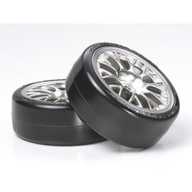 Roue en maille métallique plaquée avec pneus Drifttech
