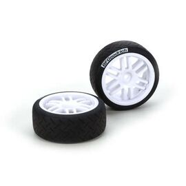 Tires and wheels, assembled, glued (T