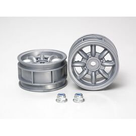 M-Chassis 8-Spoke Wheels 2pcs silver