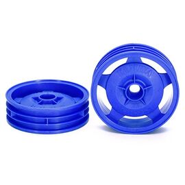 2WD Buggy Front Star-Dish Wheels (bleu)