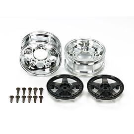 Two-Piece 5 Spoke Wheels (2 pcs.  black)