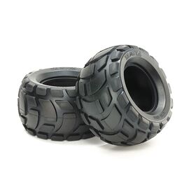 Round Block Rear Bubble Tires (soft/2pcs)