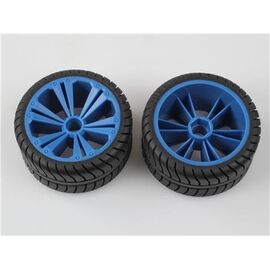 2 x Räder blau, groß (Buggy)