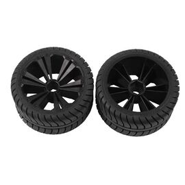 2 x Räder schwarz, klein (Buggy)