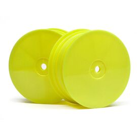 FRONT WHEEL 1/10 (YELLOW/2PCS)