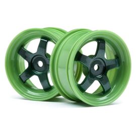 HPI113095-WORK MEISTER S1 WHEEL GREEN 26MM (0MM OS/2PCS)