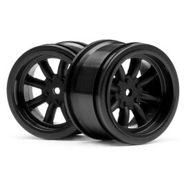 JANTES VINTAGE 8 SPOKE 31mm - NOIR - 6mm OFFSET