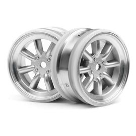 CUP RACER - MX60 JANTES 8 BATONS MATTE CHROME (0mm OFFSET)