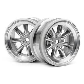 CUP RACER - MX60 JANTES 8 BATONS MATTE CHROME (3mm OFFSET)
