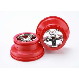 WHEELS, SCT CHROME, RED BEADLO